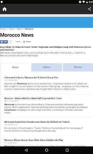 Notizie del Marocco 2