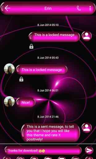 PinkSphere SMS Messaggi 2