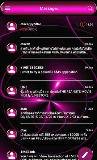 PinkSphere SMS Messaggi 3