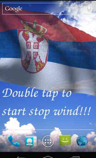 Serbia Flag Live Wallpaper 1
