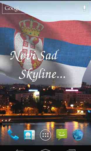 Serbia Flag Live Wallpaper 2
