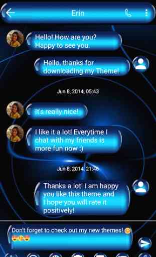 SpheresBlue SMS Messaggi 2