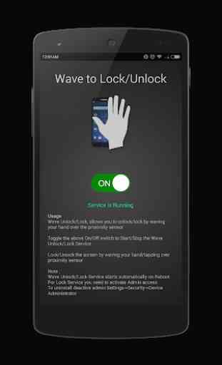 Wave to Lock/Unlock 3