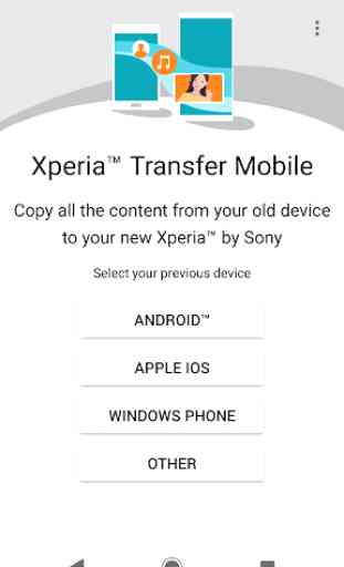 Xperia Transfer Mobile 1