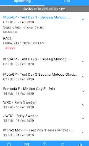 2020 Racing MotoGP Formula Calendar 1