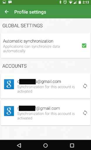 Accounts Sync Profiler 2