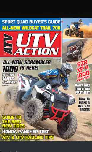 ATV UTV ACTION Magazine 1