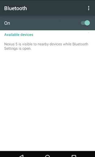 Bluetooth settings shortcut 1