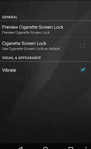 Cigarette Screen Lock 4