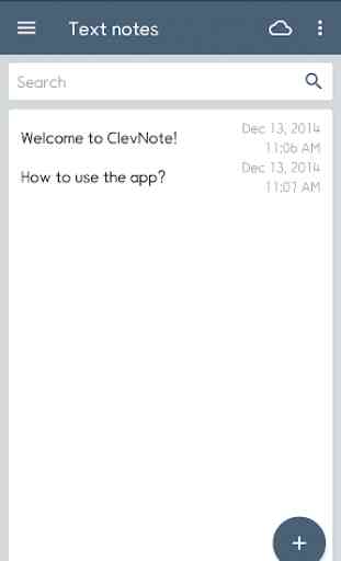 ClevNote - Blocco note, Lista di controllo 2