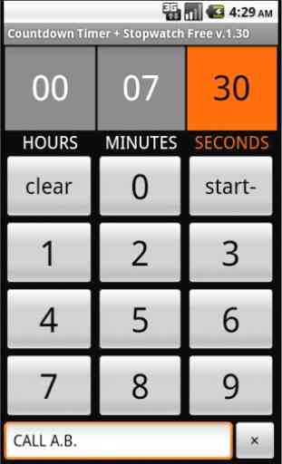 Countdown Timer + Stopwatch 1