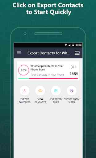 Export Contacts For WhatsApp 1