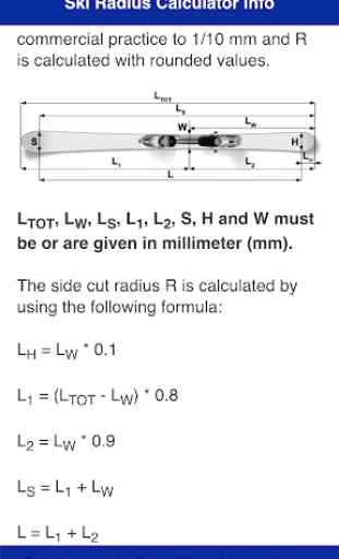 FIS Ski Radius Calculator 4
