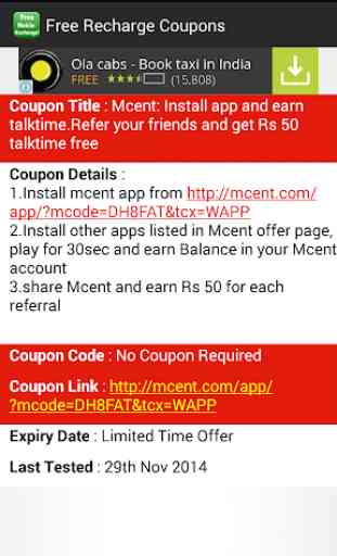 Free Mobile Recharge Coupons 4