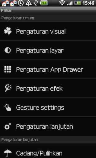 GO LauncherEX Bahasa Indonesia 2