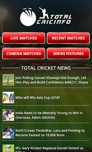 Live Cricket Scores & Updates -Total Cricinfo 1