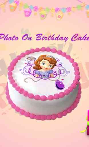 Name Photo On Birthday Cake 1