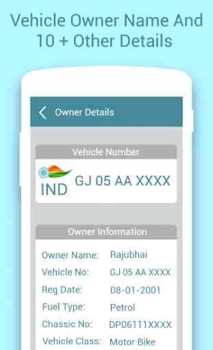 RTO Info - find vehicle owner details 3