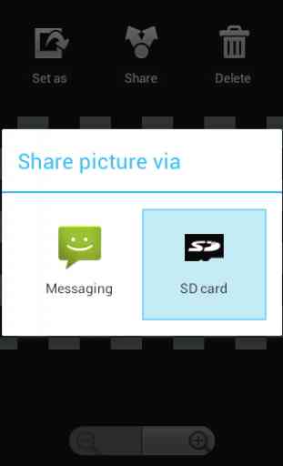 Send to SD card 1