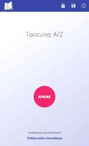 Taccuino А/Z 1