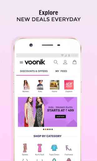 Voonik Online Shopping App 1