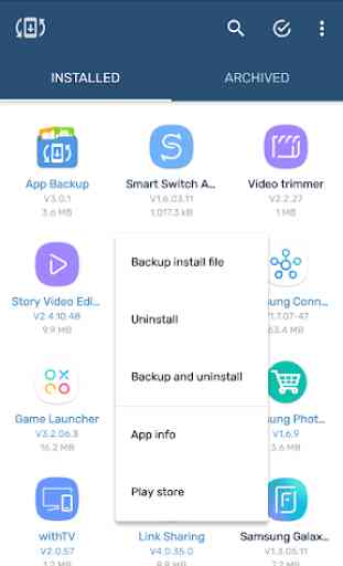 App Backup - Easy and Fast! Support 