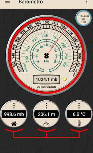 Barometro - Altimetro e info meteorologiche 3