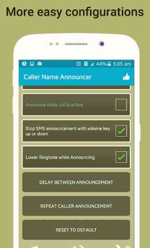 Caller Name Announcer, Flash su chiamata e SMS 4