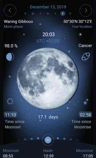 Deluxe Moon - Moon Calendar 1