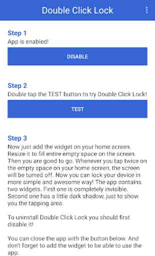 Double Click Lock - Double Tap to Lock 2