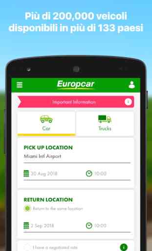 Europcar - Noleggio Auto & Furgoni 1