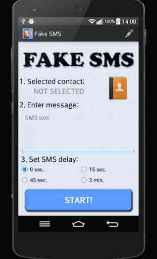 Falso messaggio SMS 1