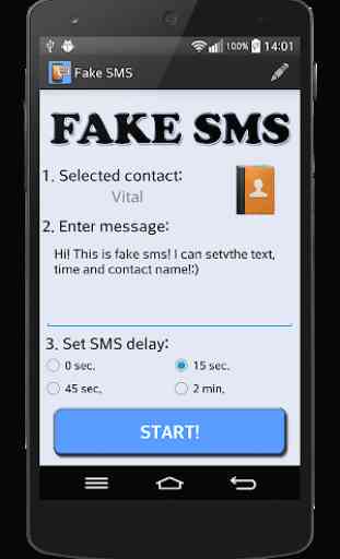 Falso messaggio SMS 2