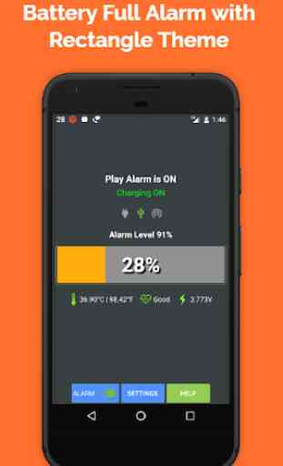 Full Battery Alarm and Battery Low Alarm 2