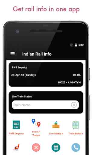 Indian Railway PNR Status & IRCTC Train Enquiry 2