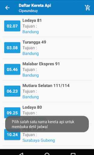 JadwalKA Kereta Api Indonesia 3