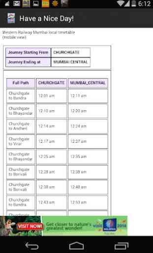 Mumbai Local Trains Time Table 2