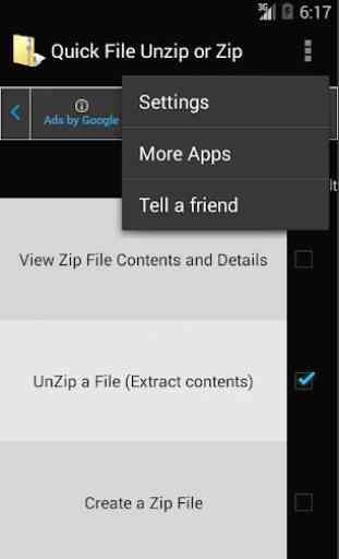 Quick File Unzip o ZIP 1