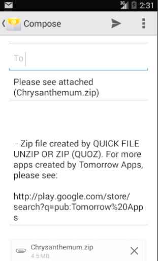 Quick File Unzip o ZIP 4