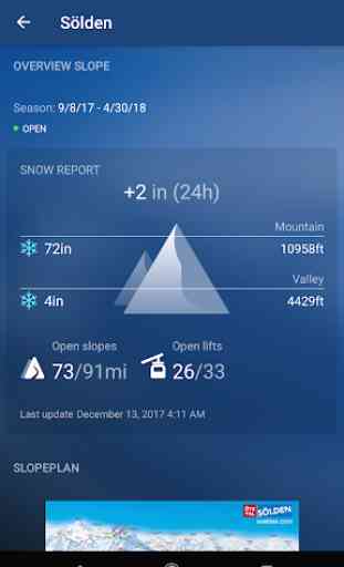 Report Neve Ski App 2