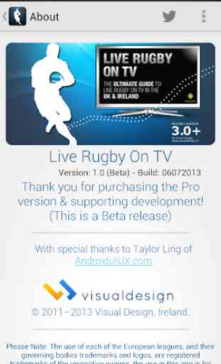Rugby Live On TV 4