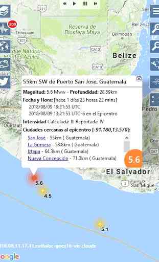 SERVIR - Huracanes, Terremotos & Alertas 3
