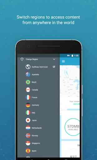 SurfEasy Secure Android VPN 1