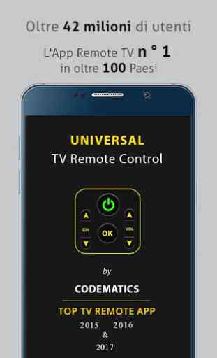 Telecomando TV universale - TV intelligenti e IR 1