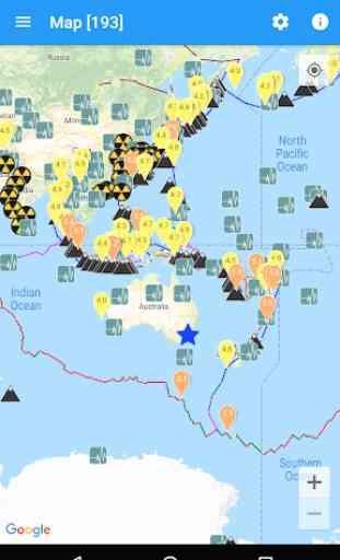 Terremoto Plus - Mappa, Info, Avvisi & Notizie 1