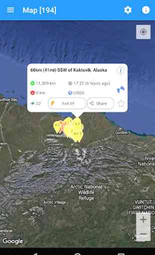 Terremoto Plus - Mappa, Info, Avvisi & Notizie 3