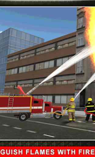 911 Rescue Fire Truck 3D Sim 2