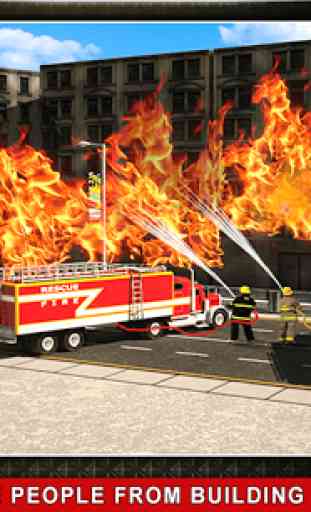 911 Rescue Fire Truck 3D Sim 3