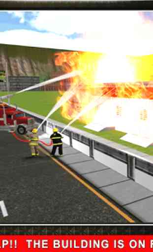 911 Rescue Fire Truck 3D Sim 4