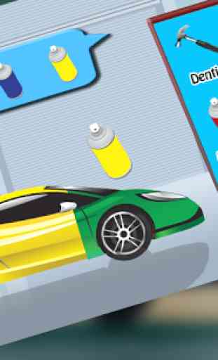 Car factory & repair Shop game 3